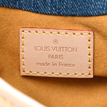 Louis Vuitton Monogram Denim Pleaty Blue 6 of 9