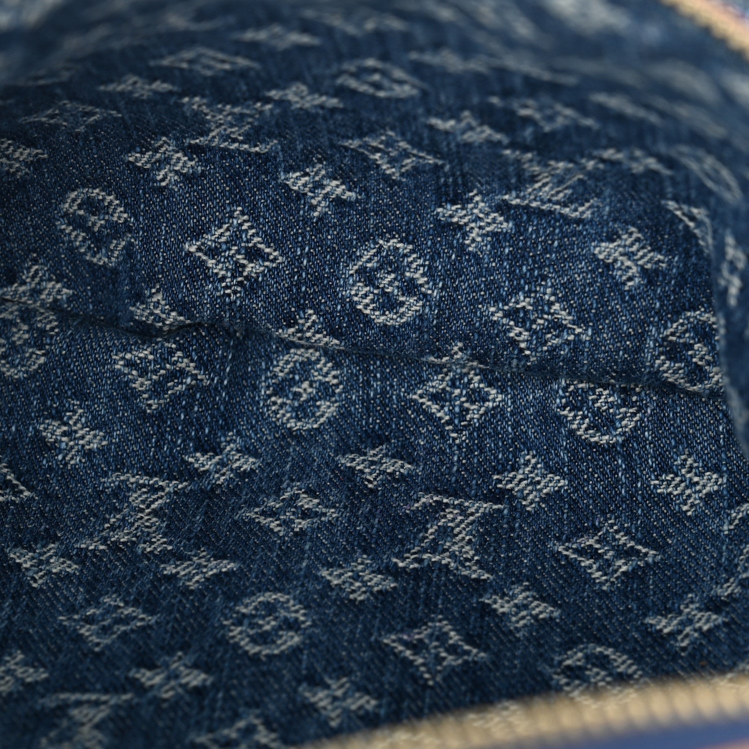 Louis Vuitton Monogram Denim High Rise Bumbag Blue 5 of 9