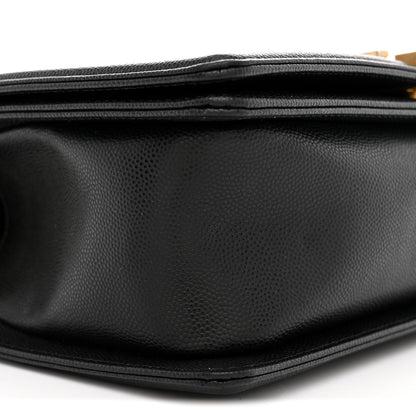 Chanel Caviar Quilted Medium Boy Flap Black 9 of 10
