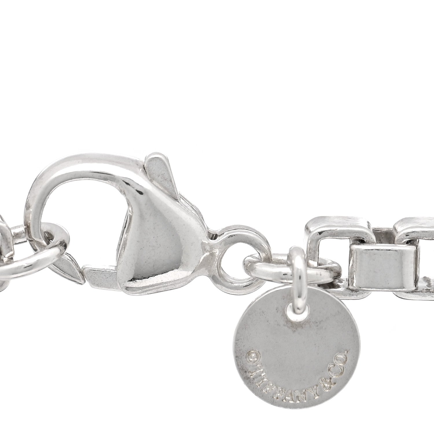 Tiffany Sterling Silver 4mm Venetian Link Bracelet 3 of 4