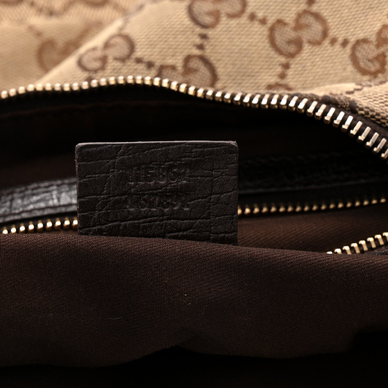 Gucci Monogram Medium Horsebit Chain Hobo Dark Brown 7 of 10
