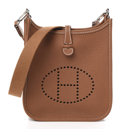Hermes Taurillon Clemence Evelyne TPM Gold 1 of 11