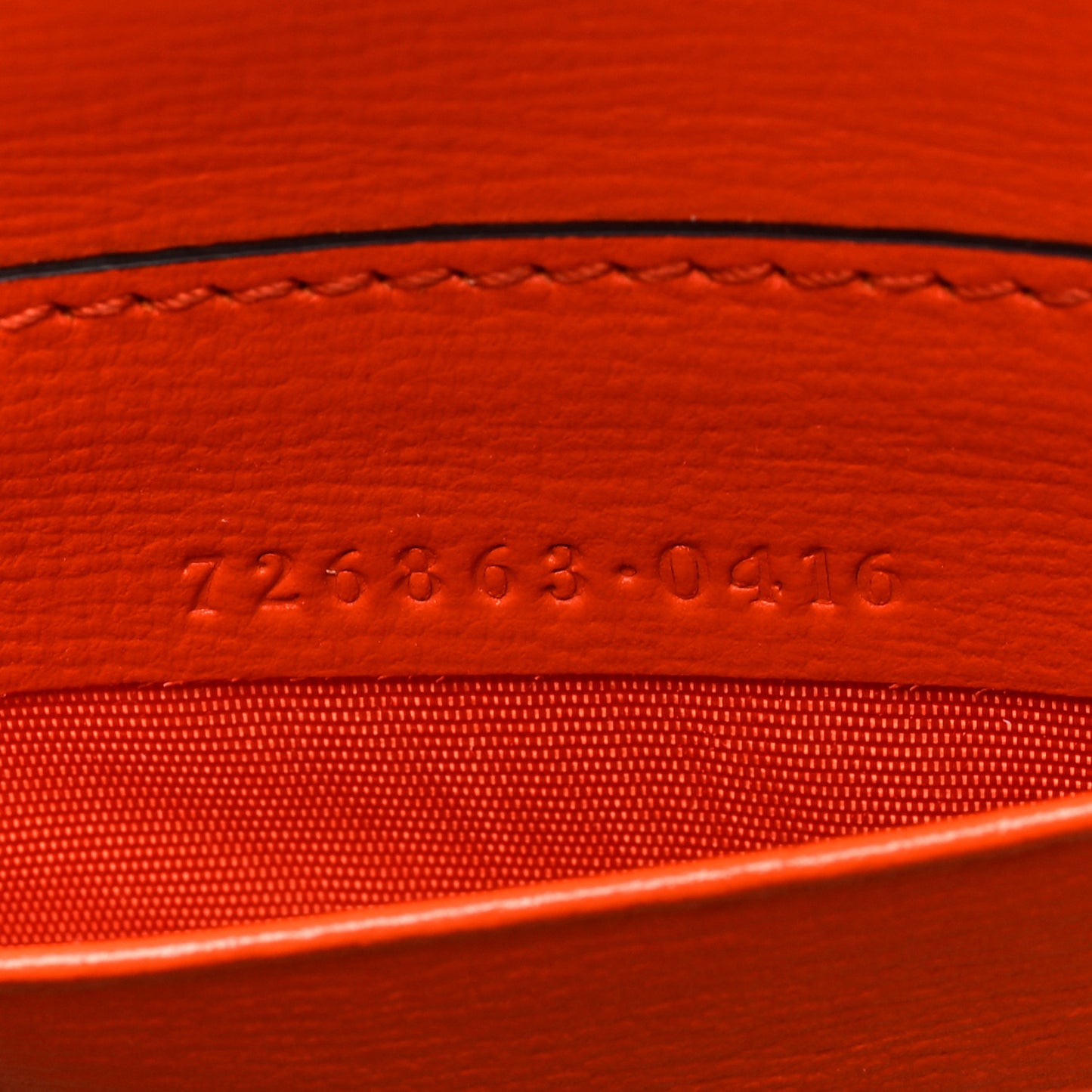 Azalea Calfskin Web Monochrome Horsebit 1955 Wallet On Strap Orange