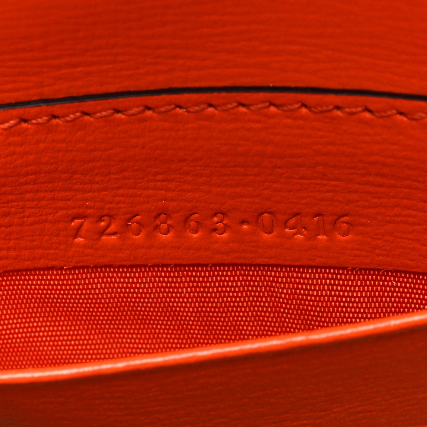Gucci Azalea Calfskin Web Monochrome Horsebit 1955 Wallet On Strap Orange 7 of 10