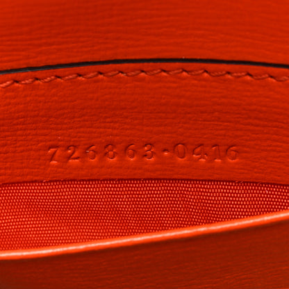 Gucci Azalea Calfskin Web Monochrome Horsebit 1955 Wallet On Strap Orange 7 of 10