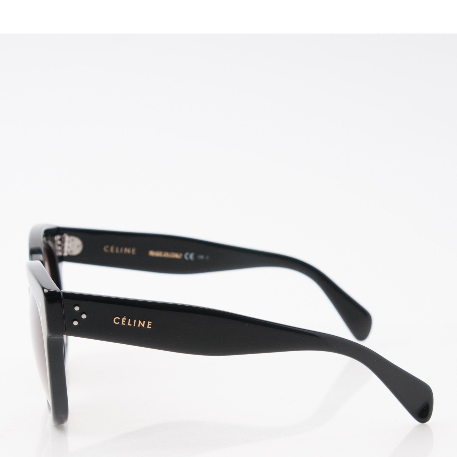 Celine New Audrey Sunglasses CL 41805/S Black 3 of 6