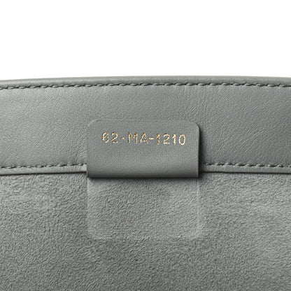 Christian Dior Calfskin Embossed Medium Book Tote Grey Stone 7 of 9
