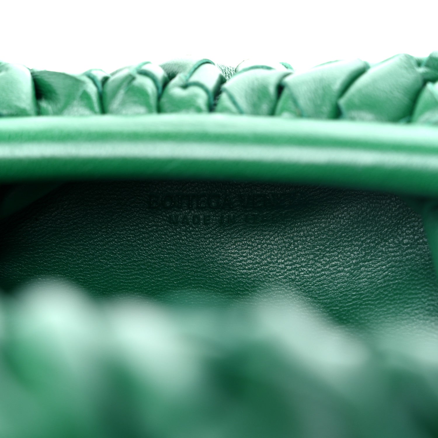 Bottega Veneta Nappa Intrecciato The Mini Pouch Racing Green 6 of 12