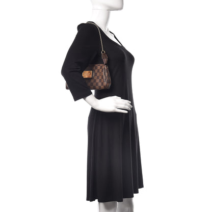 Louis Vuitton Damier Ebene Eva Clutch 2 of 11