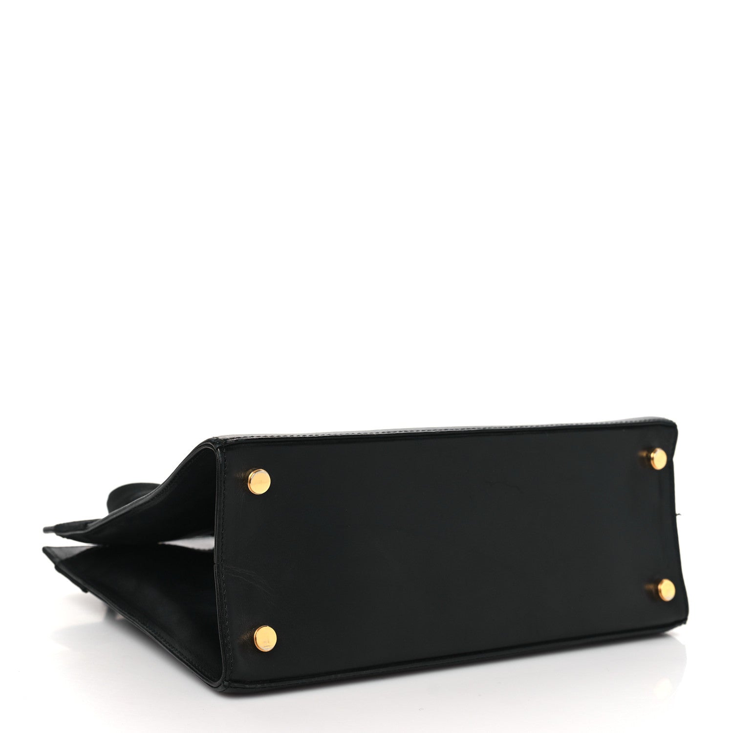Salvatore Ferragamo Calfskin Vera Bow Top Handle Bag Black 4 of 10