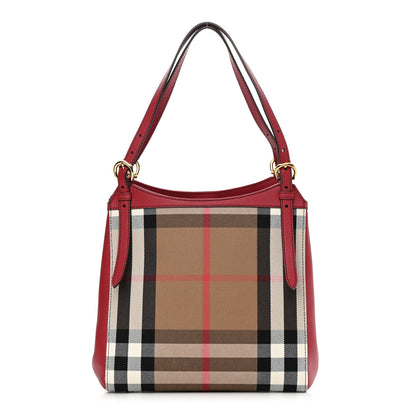 Burberry House Check Small Canterbury Tote Russet Red 1 of 12