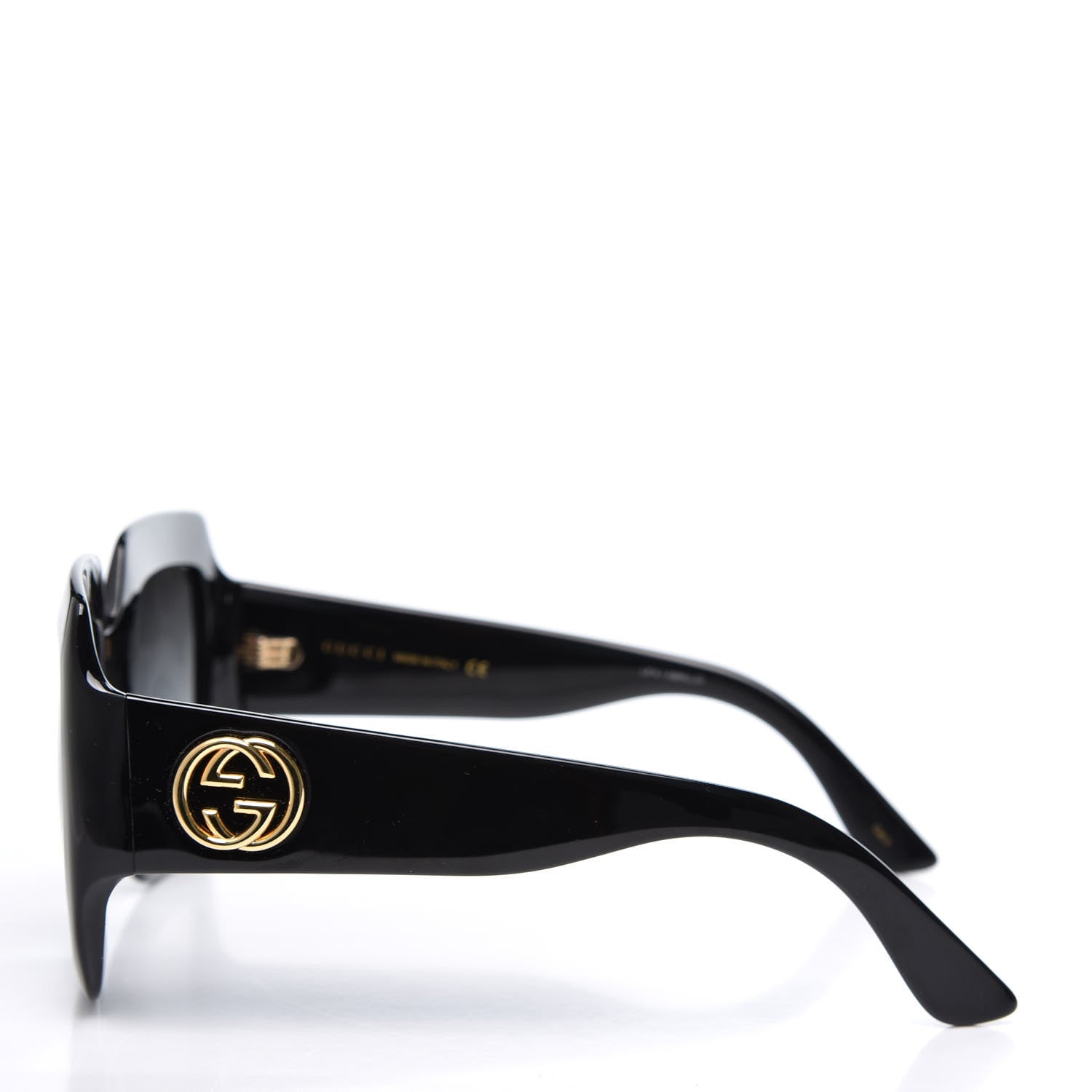 Gucci Acetate Square Frame Sunglasses GG0053S Black 3 of 8