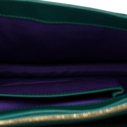 Bulgari Calfskin Serpenti Forever Shoulder Bag Emerald Green 6 of 12