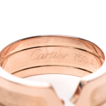 Cartier 18K Pink Gold 6.5mm C De Ring 49 4.75 4 of 5