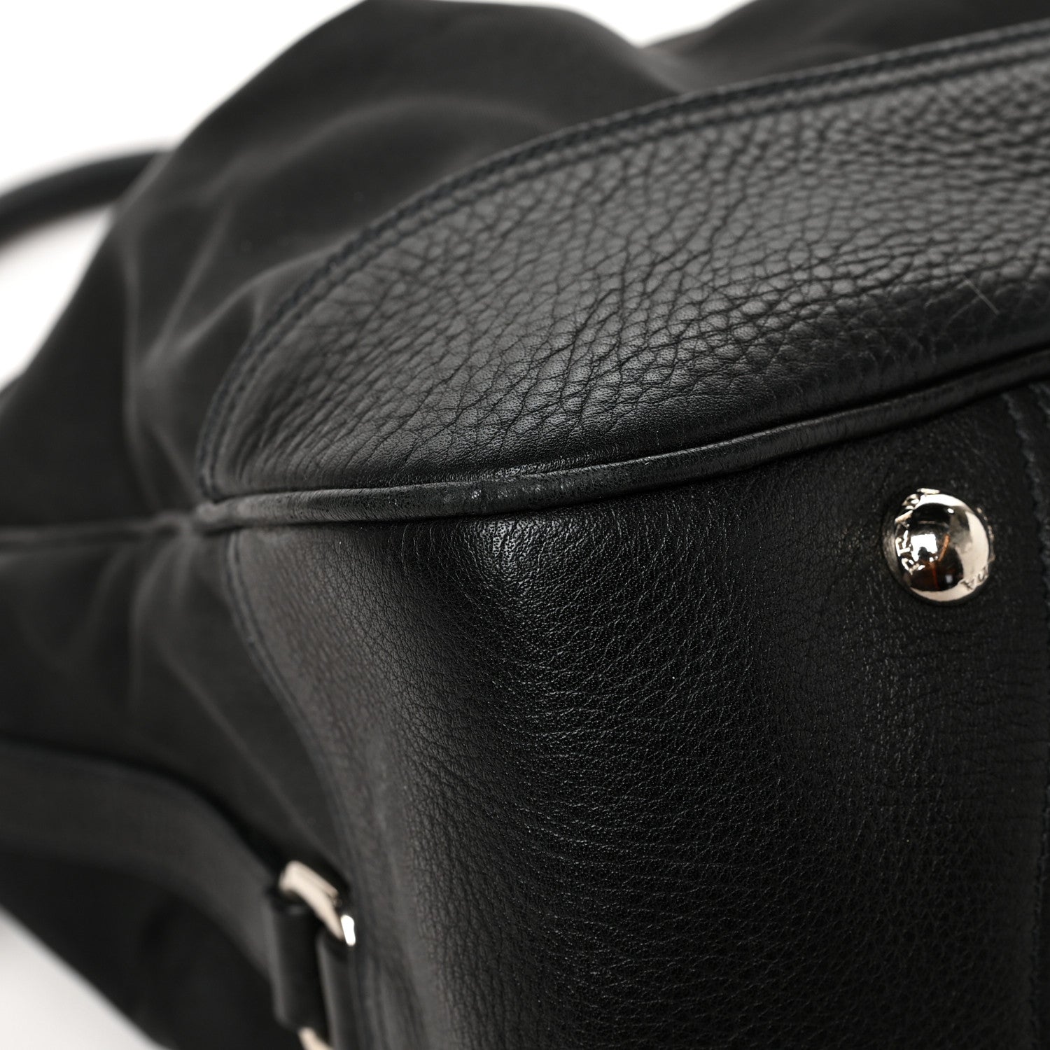Prada Nylon Vela Bucket Bag Black 7 of 12