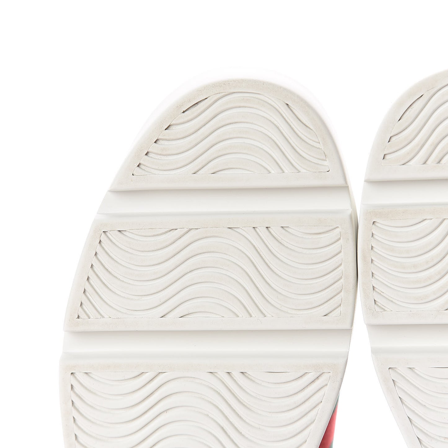 Calfskin Web Bee Embroidered Womens Ace Platform Sneakers 36 White