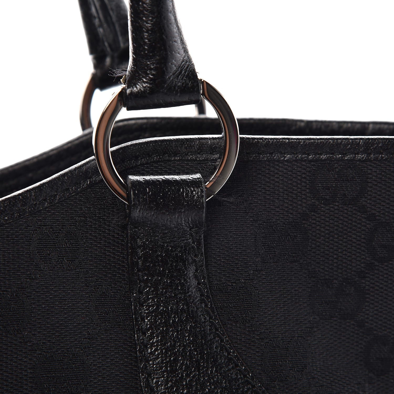 Gucci Monogram Signature GG Tote Black 14 of 17