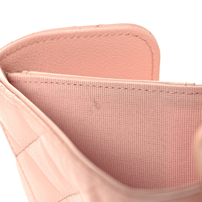 Chanel Caviar Quilted Medium Flap Wallet Light Pink 9 of 10