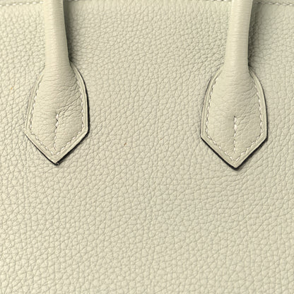 Hermes Togo Birkin 25 Gris Neve 11 of 12