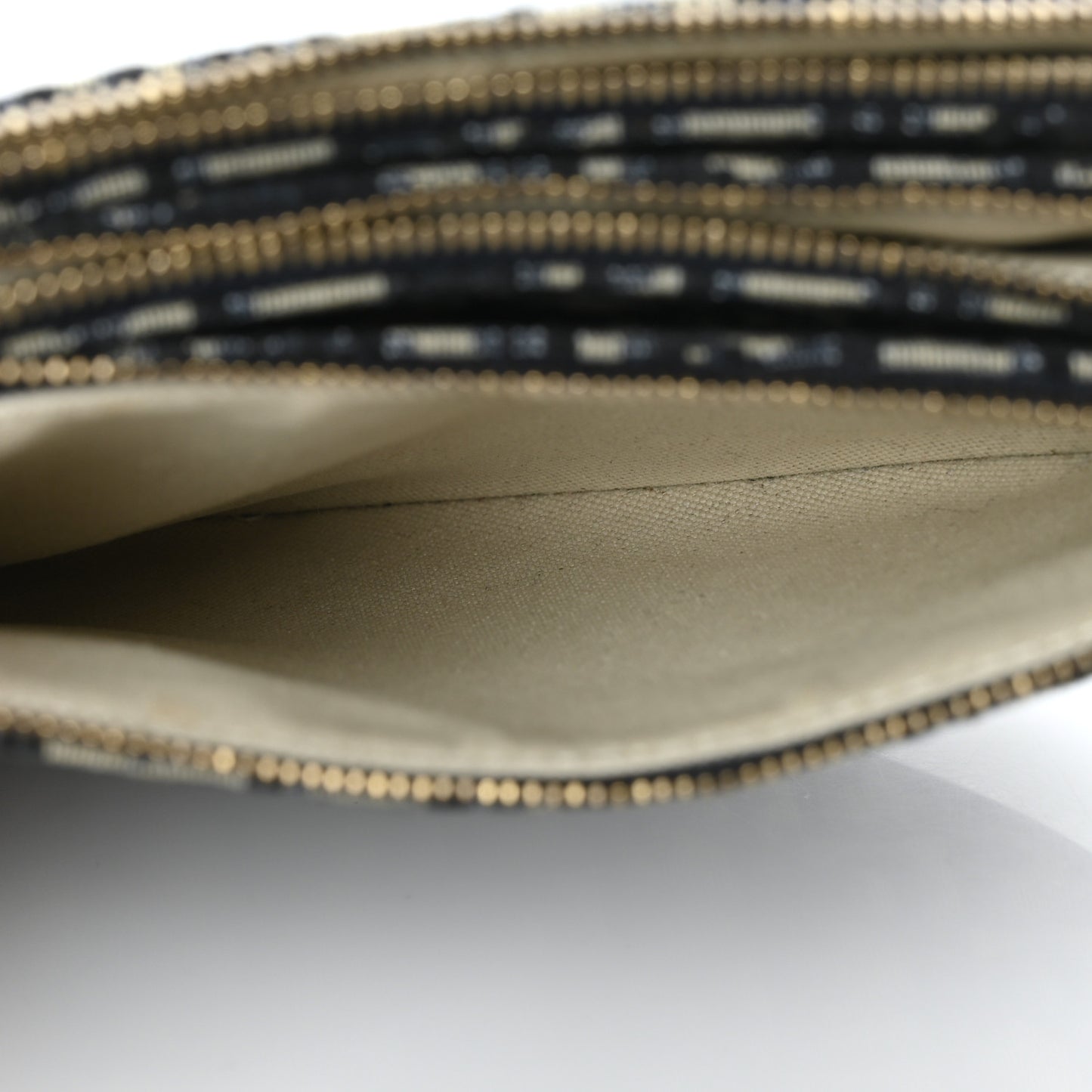 Oblique Saddle Pouch With Strap Navy Blue