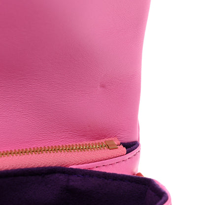 Louis Vuitton Lambskin Embossed Monogram Vuittamins Pochette Coussin Rose Violet 11 of 11