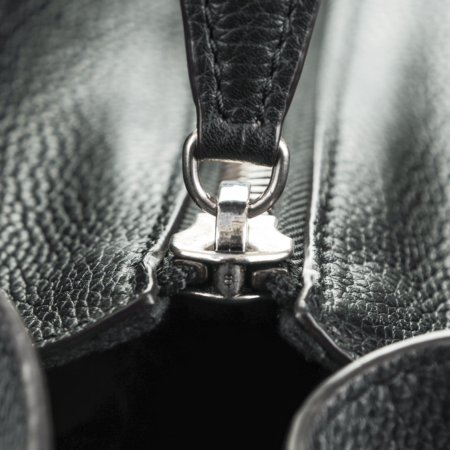 Celine Drummed Calfskin Micro Luggage Black 8 of 8
