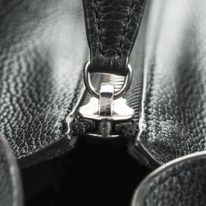 Celine Drummed Calfskin Micro Luggage Black 8 of 8