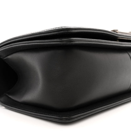 Chanel Lambskin Chevron Quilted Medium Boy Flap Black 9 of 11