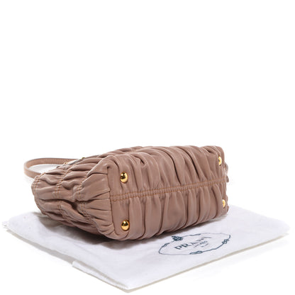 Prada Nappa Gaufre Mini Crossbody Bag Cammeo 5 of 10