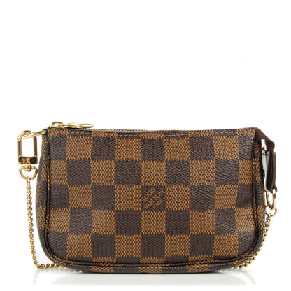 Louis Vuitton Damier Ebene Mini Pochette Accessories 1 of 7