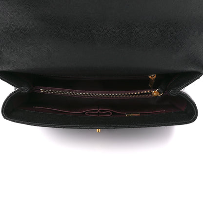 Chanel Caviar Quilted Small Coco Chain Handle Flap Black 5 of 12