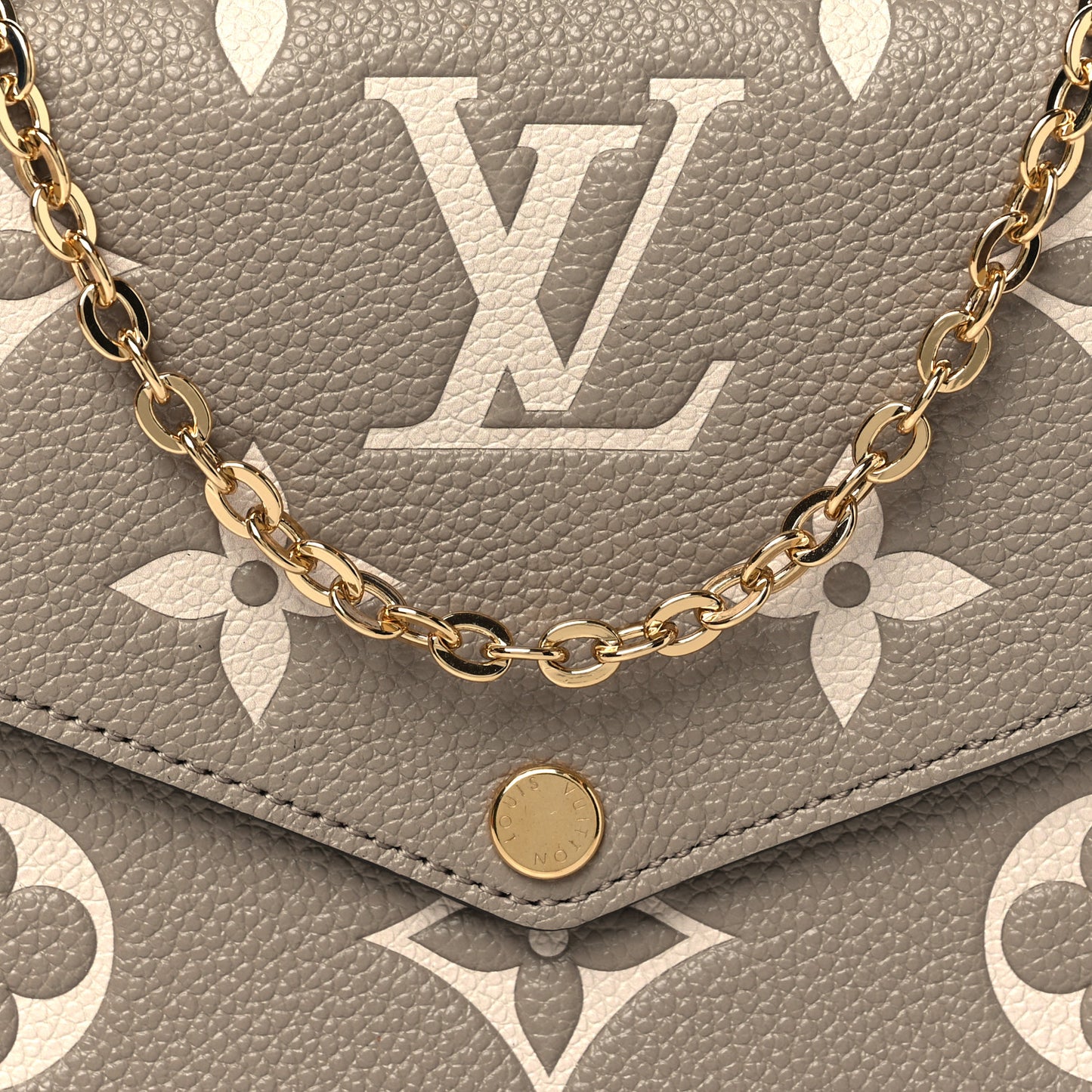 Empreinte Monogram Giant Felicie Pochette Tourterelle Creme