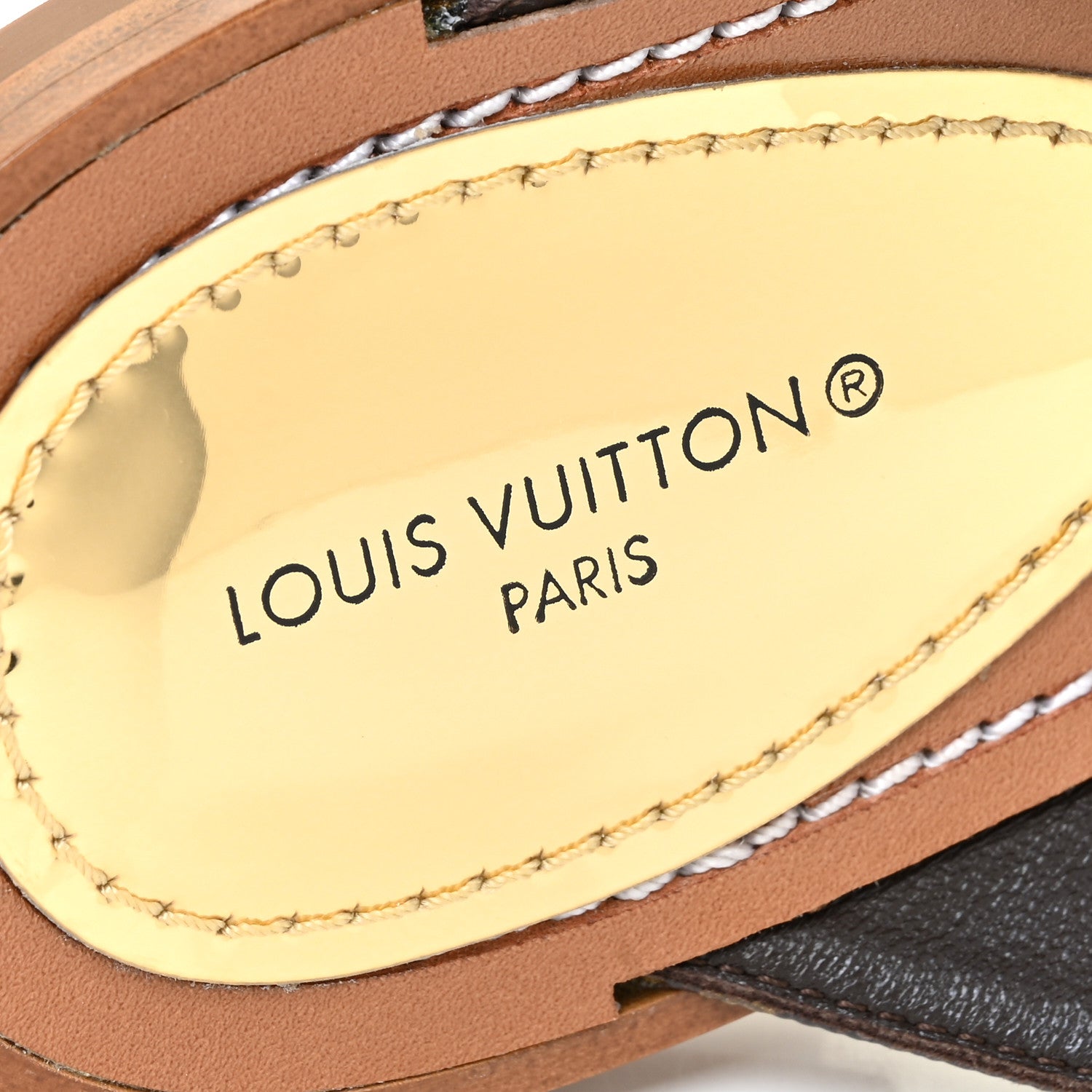 Louis Vuitton Monogram Sunny Flat Thong Sandals 37 Brown 10 of 12