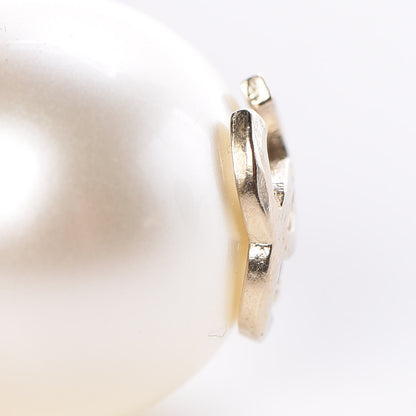 Chanel Pearl CC Large Earrings Gold 6 of 6