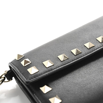Valentino Garavani Nappa Rockstud Wristlet Clutch Black 11 of 15