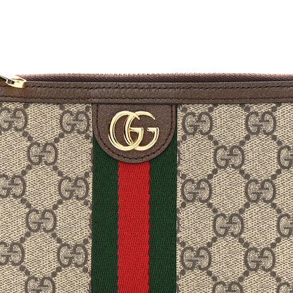 Gucci GG Supreme Monogram Web Ophidia Utility Belt Bag 75 30 Beige Ebony New Acero 5 of 11