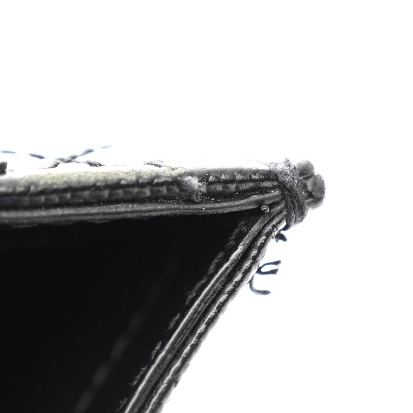 Grain De Poudre Textured Mixed Matelasse Triquilt Medium Monogram Satchel Black
