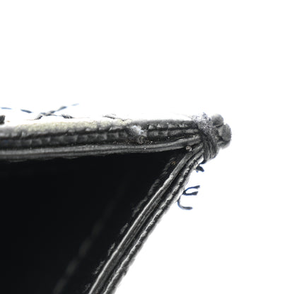 Saint Laurent Grain De Poudre Textured Mixed Matelasse Triquilt Medium Monogram Satchel Black 13 of 14