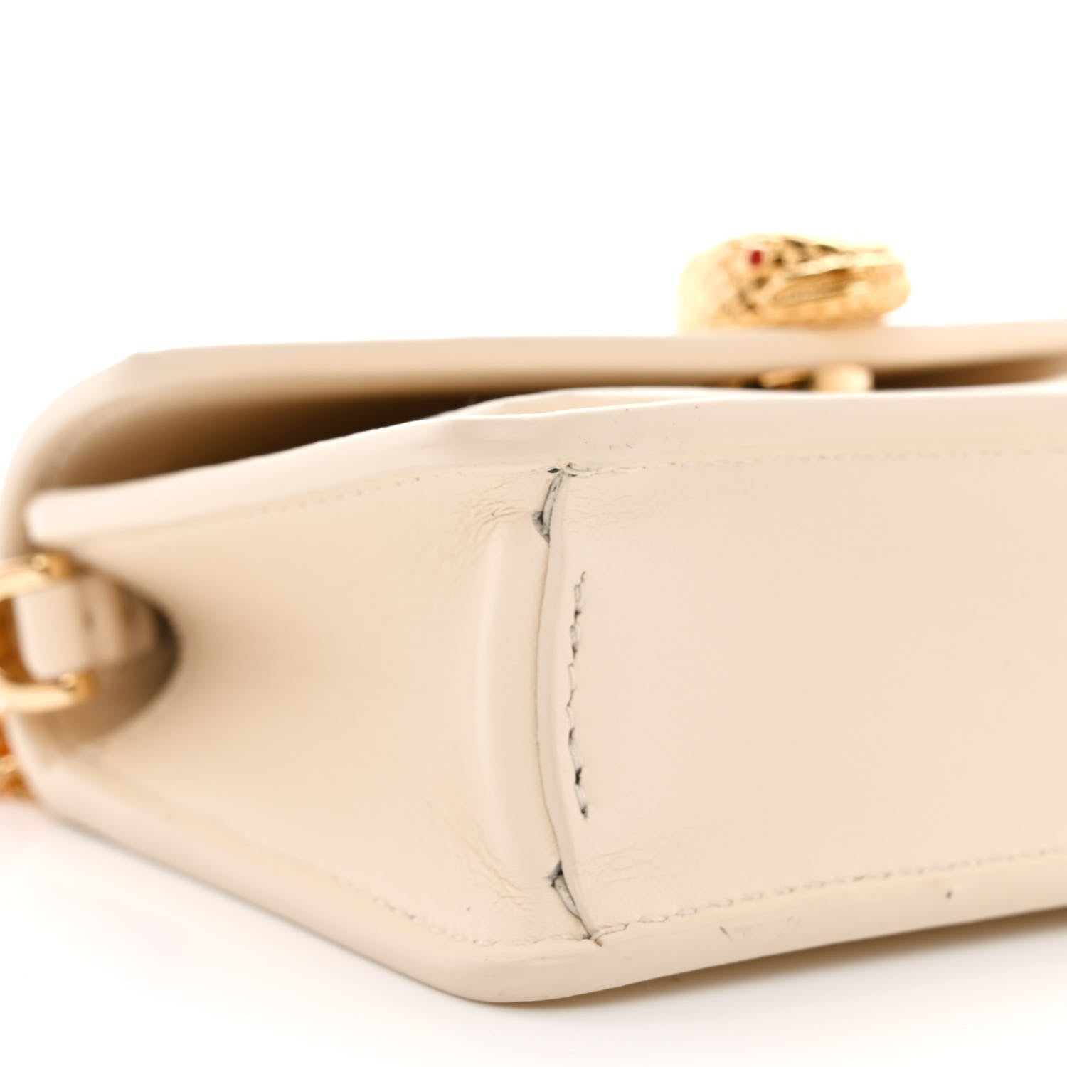 Bulgari Calfskin Serpenti Forever Micro Bag Ivory 8 of 10