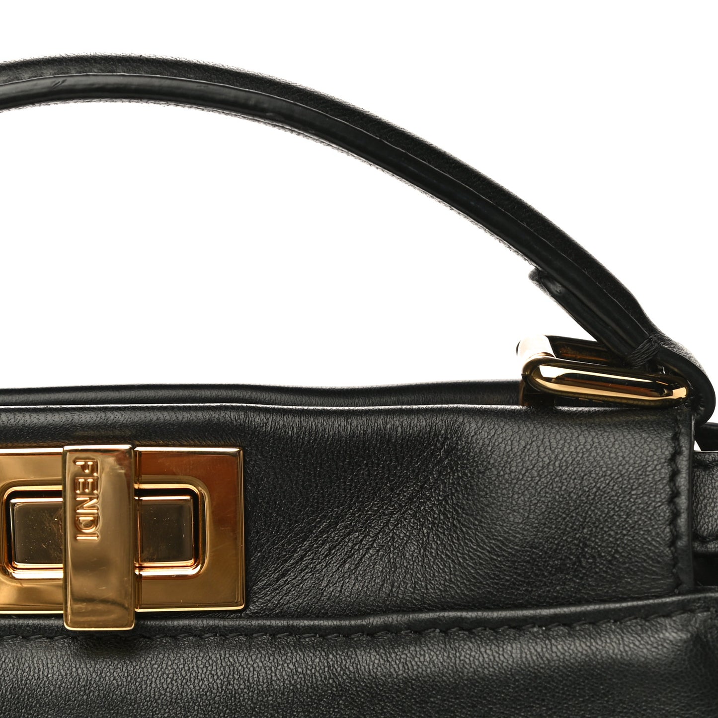 Nappa Mini Peekaboo Iconic Satchel Black