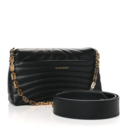 Givenchy Calfskin Quilted Small 4G Shoulder Bag Black 3 of 9