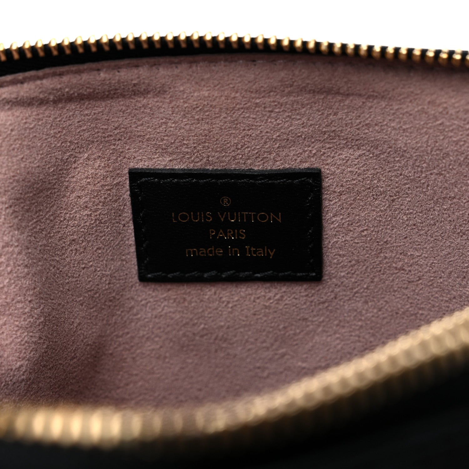 Louis Vuitton Lambskin Embossed Monogram Coussin PM Black 8 of 12