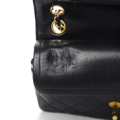Chanel Lambskin Quilted Small Double Flap Black 14 of 19