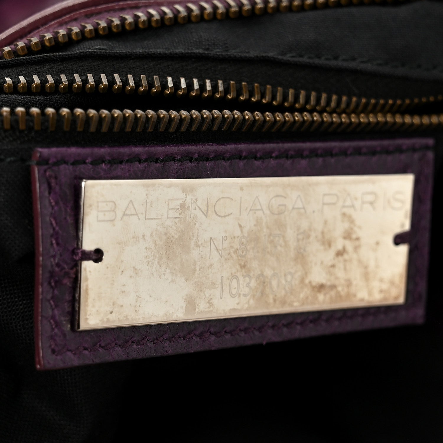 Balenciaga Agneau Classic Hardware First Raisin 6 of 11