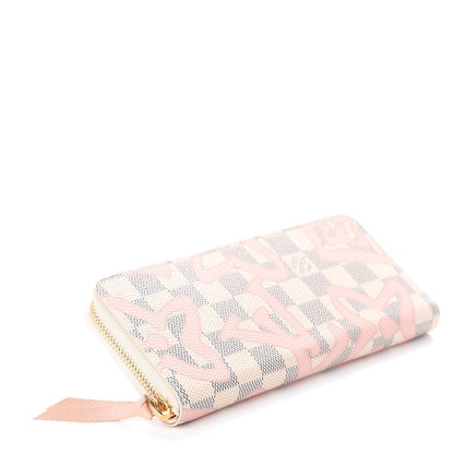 Louis Vuitton Damier Azur Tahitienne Clemence Wallet 3 of 5
