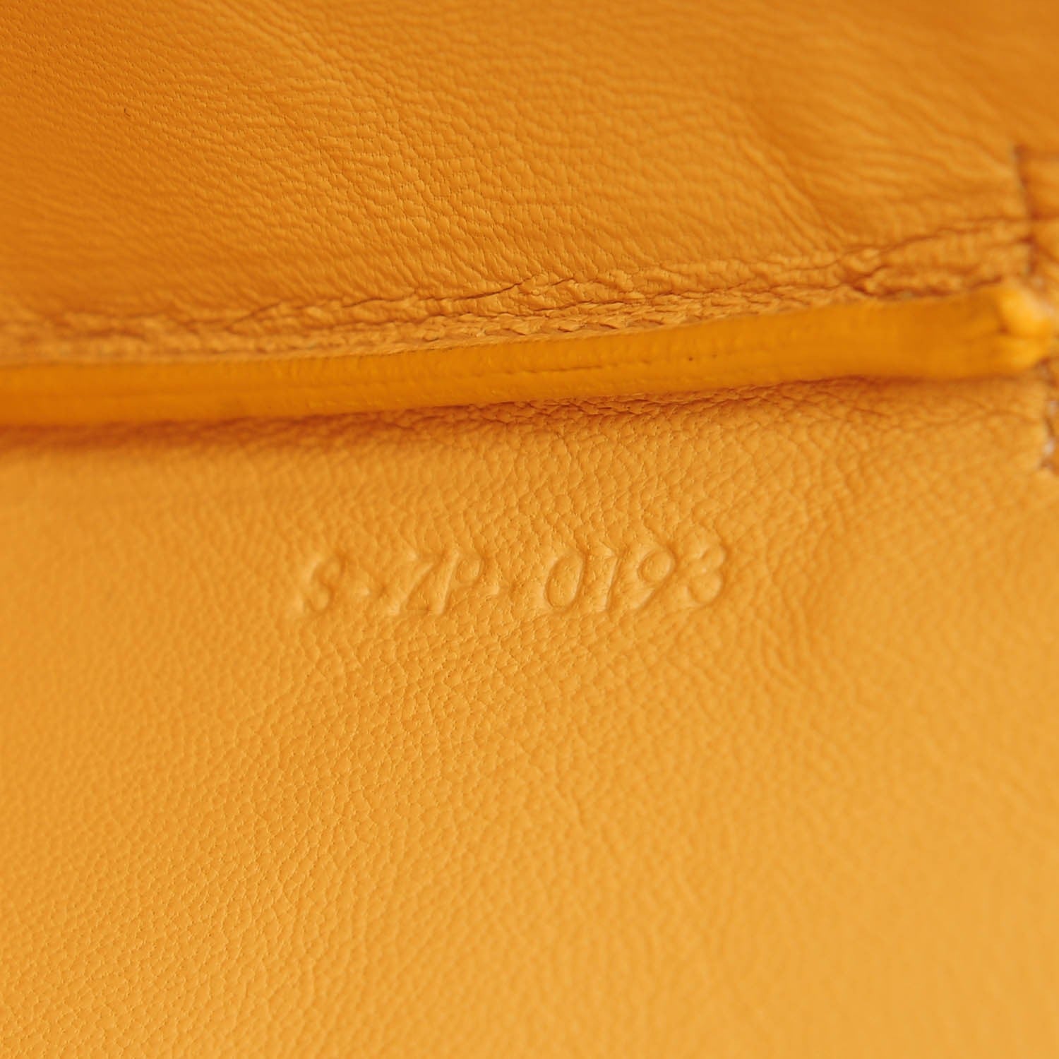 Celine Lambskin Bi-Color Solo Clutch Pouch Beige Butter 7 of 7