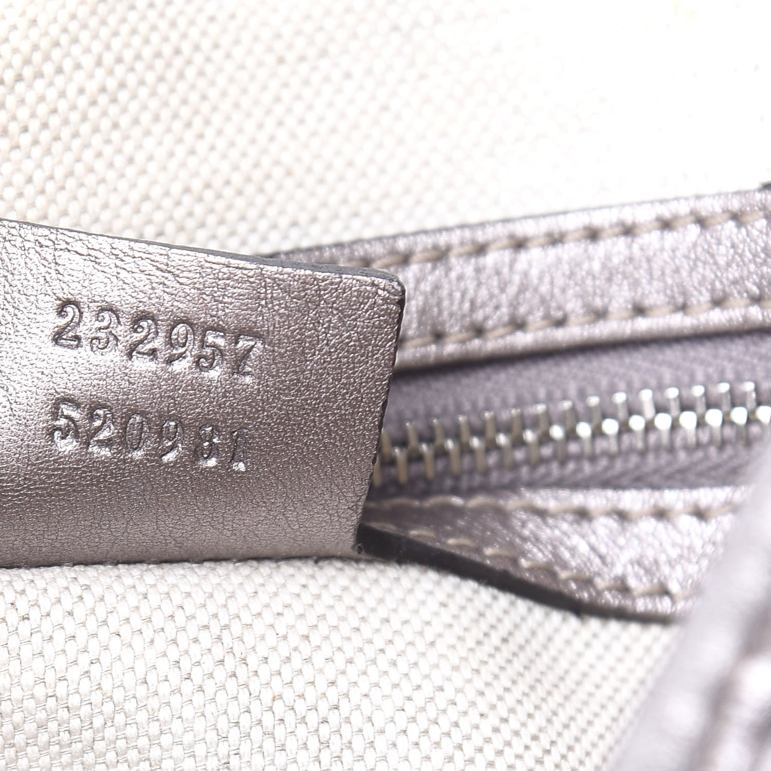 Gucci Metallic Guccissima Medium GG Twins Tote Mauve 6 of 15