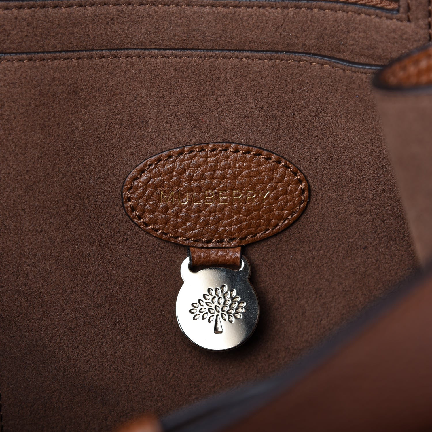 Mulberry Classic Grain Calfskin Bayswater Oak 8 of 10