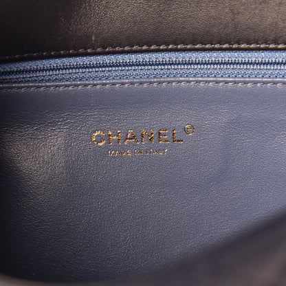 Chanel Caviar Quilted Medium CC Filigree Flap Navy Black 6 of 11