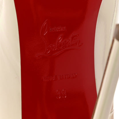 Christian Louboutin Patent So Kate 120 Pumps 39 White 6 of 12